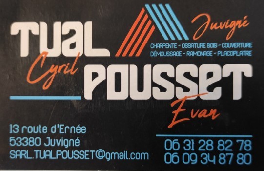Carte de visite de SARL TUAL