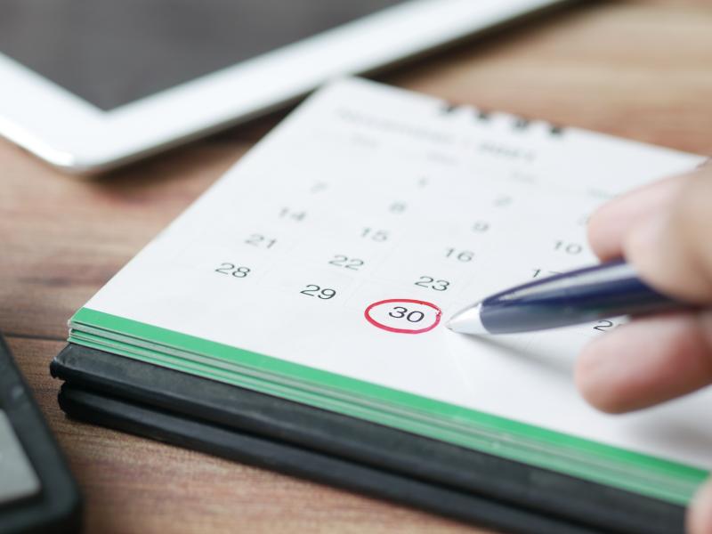 Calendrier des manifestations 2022
